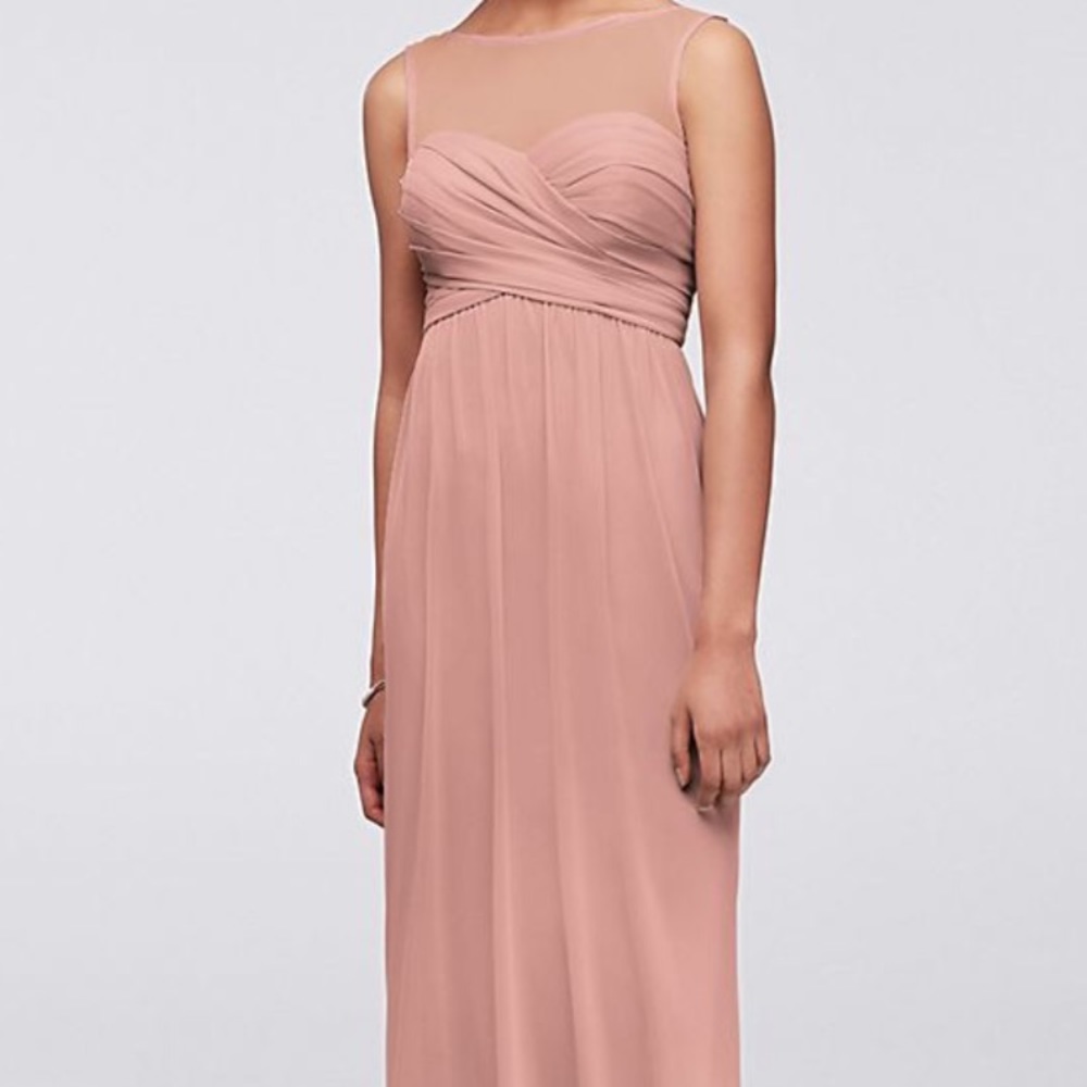 Ballet long silk/mesh formal dress